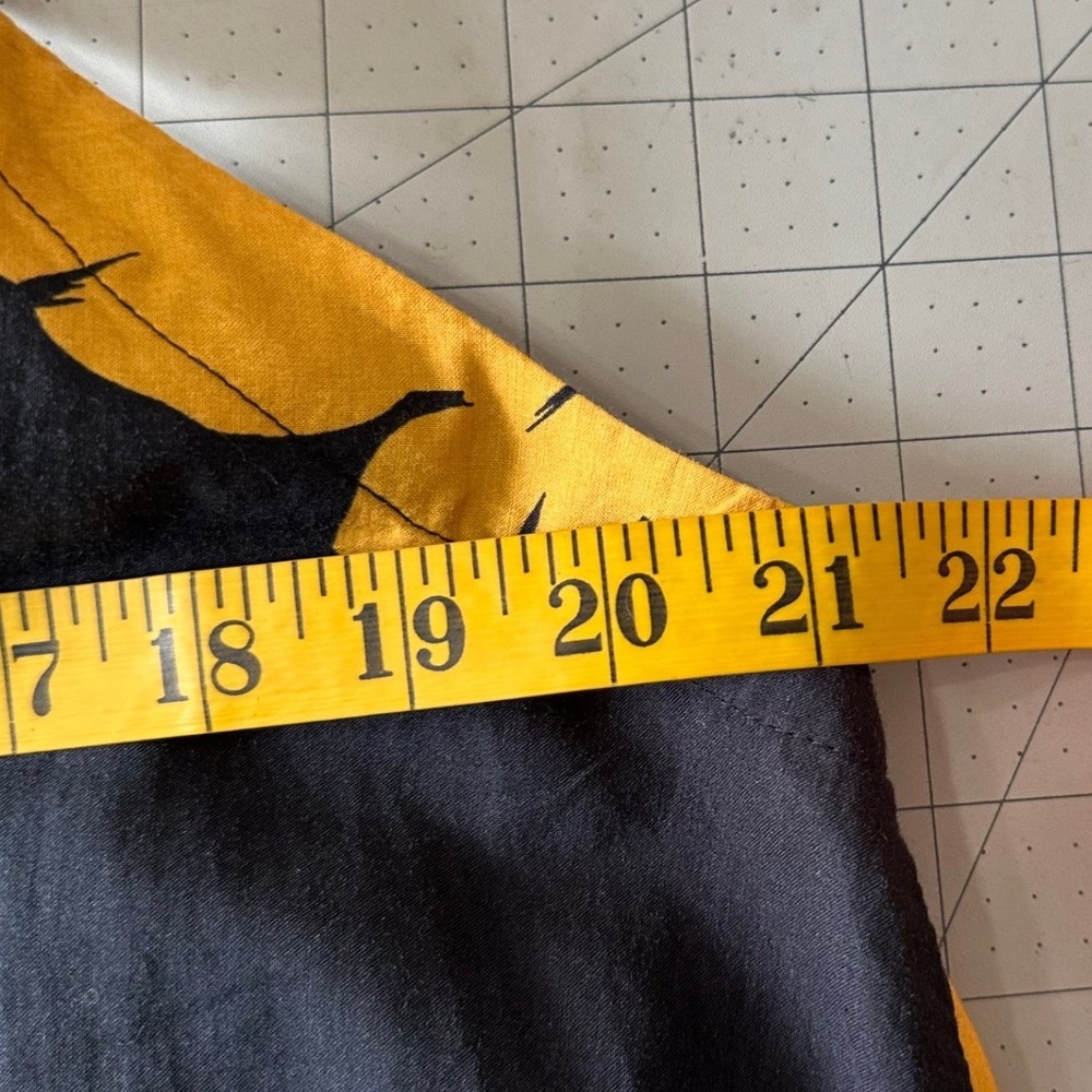 SUNDRY NWOT Black Yellow Floral Print Tiered Square Neck Sleeveless Size 3=12US - Picture 9 of 12